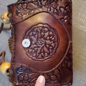 Rising Sun Leather Purse